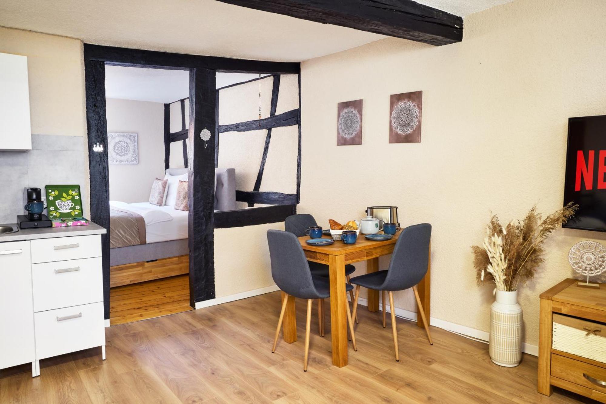 Apartament Hygge-Flats - Zentral Fuer 2-4 Personen, Wlan Heppenheim  Zewnętrze zdjęcie